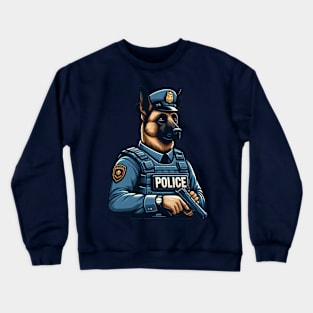 Belgian Malinois Police Crewneck Sweatshirt